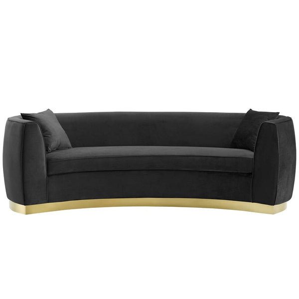 Modway Resolute Curved Performance Velvet Sofa - EEI-3408