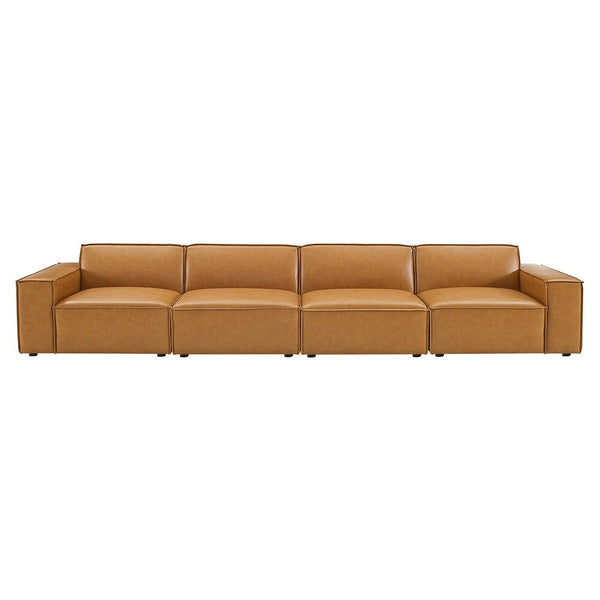 Modway Restore Vegan Leather 4-Piece Sofa - EEI-4710  1