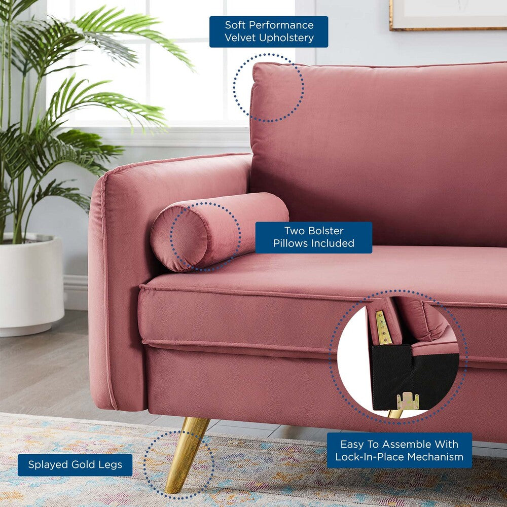 Modway Revive Performance Velvet Sofa - EEI-3988  13