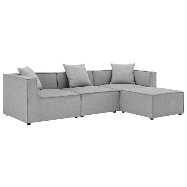 Modway Saybrook Outdoor Patio Upholstered 4-Piece Sectional Sofa - EEI-4380