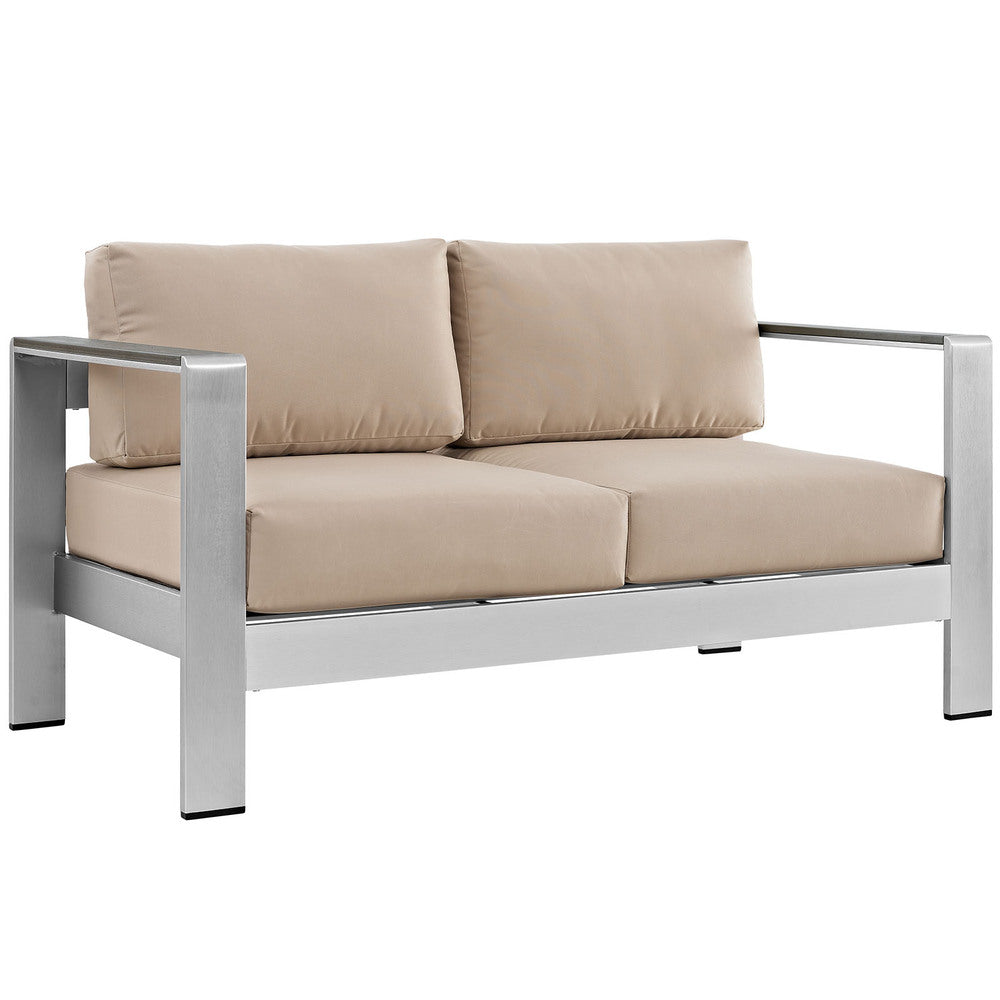 Modway Shore Outdoor Patio Aluminum Loveseat - EEI-2267