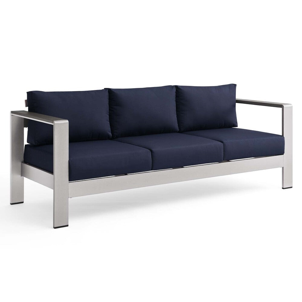 Modway Shore Outdoor Patio Aluminum Sofa - EEI-3917  2