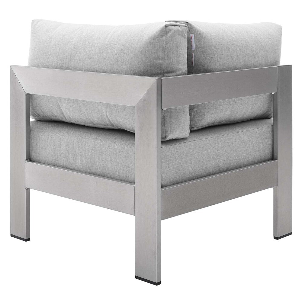 Modway Shore Sunbrella® Fabric Aluminum Outdoor Patio Corner Sofa - EEI-4224  3