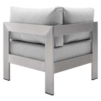 Modway Shore Sunbrella® Fabric Aluminum Outdoor Patio Corner Sofa - EEI-4224  3