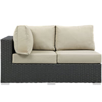 Modway Sojourn Outdoor Patio Sunbrella® Left Arm Loveseat - EEI-1858  5