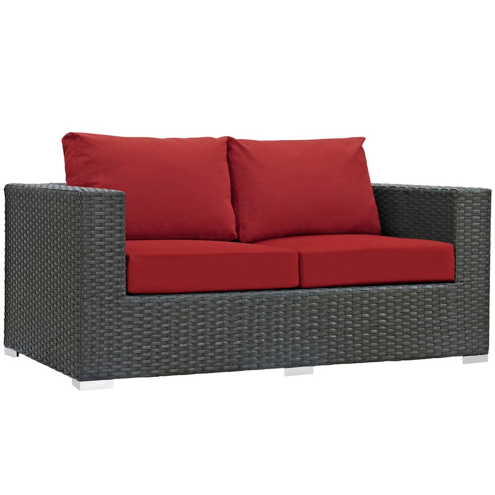 Modway Sojourn Outdoor Patio Sunbrella® Loveseat - EEI-1851  3