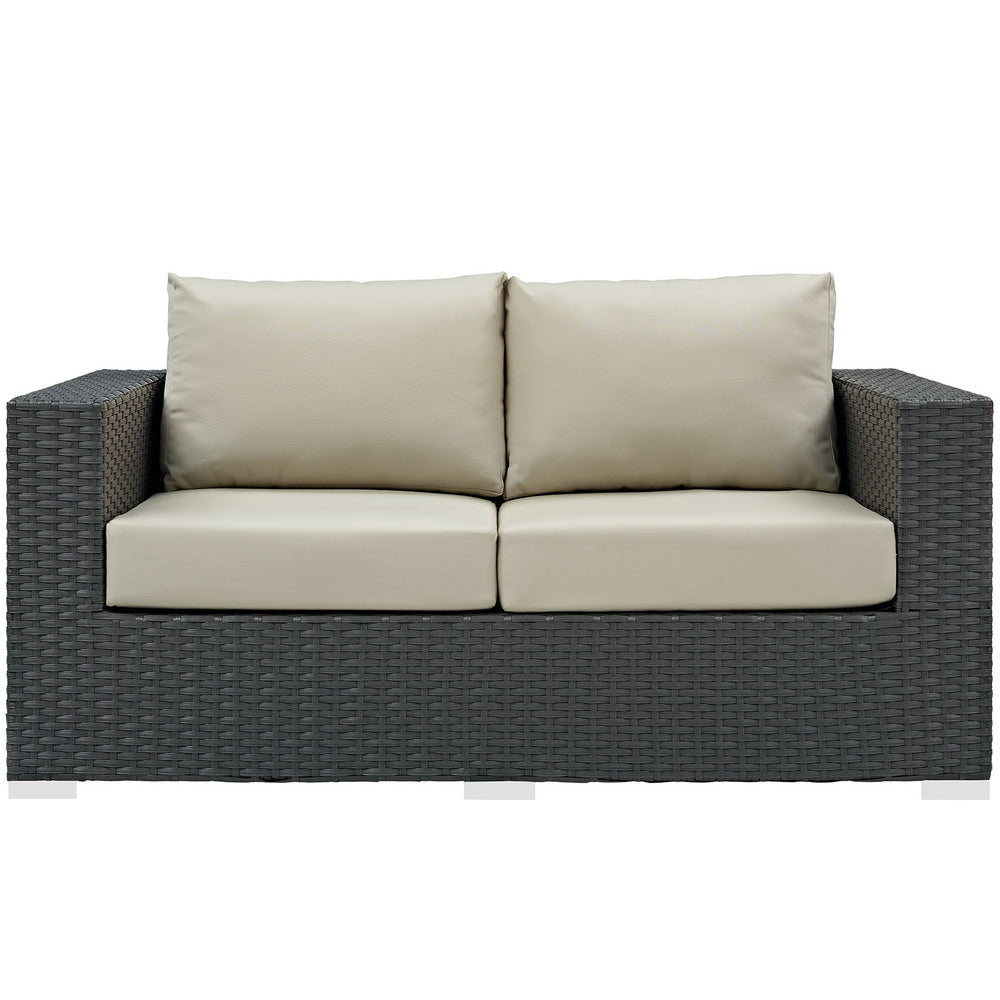 Modway Sojourn Outdoor Patio Sunbrella® Loveseat - EEI-1851  7