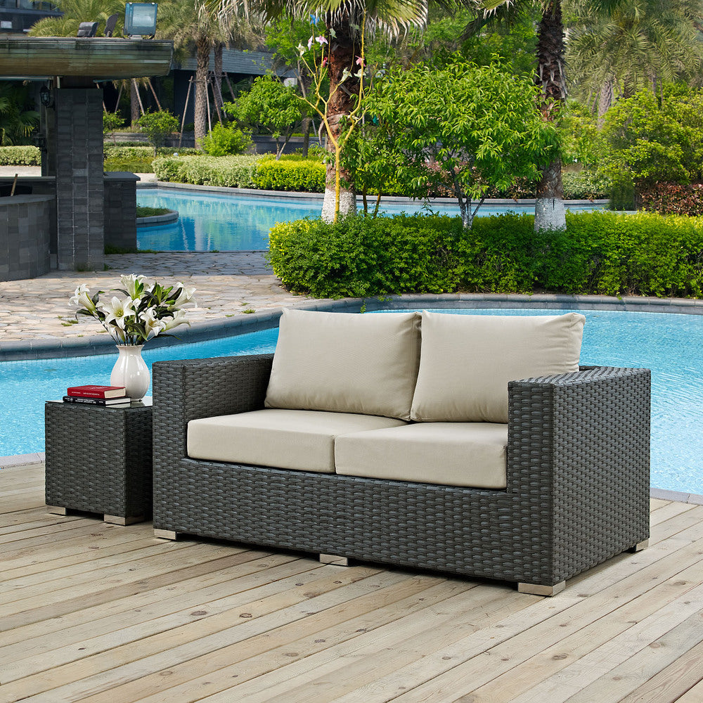 Modway Sojourn Outdoor Patio Sunbrella® Loveseat - EEI-1851  8