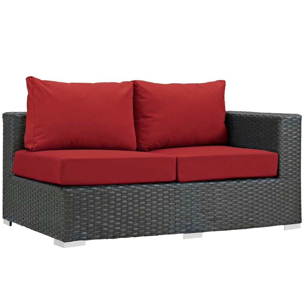 Modway Sojourn Outdoor Patio Sunbrella® Right Arm Loveseat - EEI-1857  2