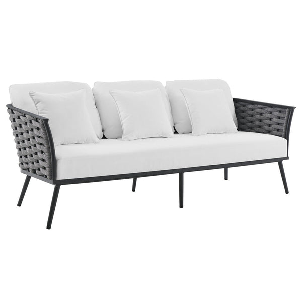 Modway Stance Outdoor Patio Aluminum Sofa - EEI-3020  1