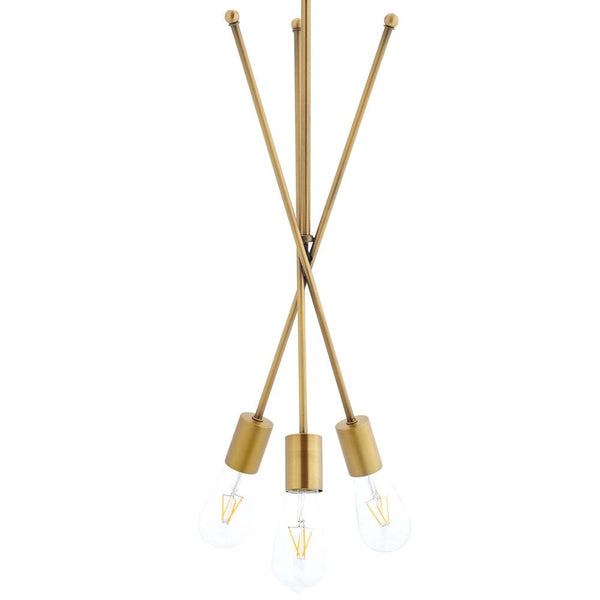 Modway Strive Brass Pendant Chandelier - EEI-3078  1