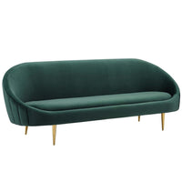 Modway Sublime Vertical Curve Back Performance Velvet Sofa - EEI-3349  3