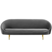 Modway Sublime Vertical Curve Back Performance Velvet Sofa - EEI-3349  1