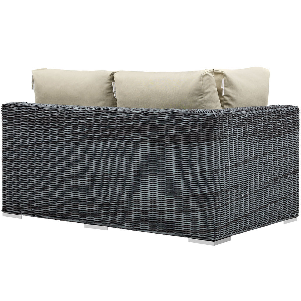 Modway Summon Outdoor Patio Sunbrella® Left Arm Loveseat - EEI-1872  4