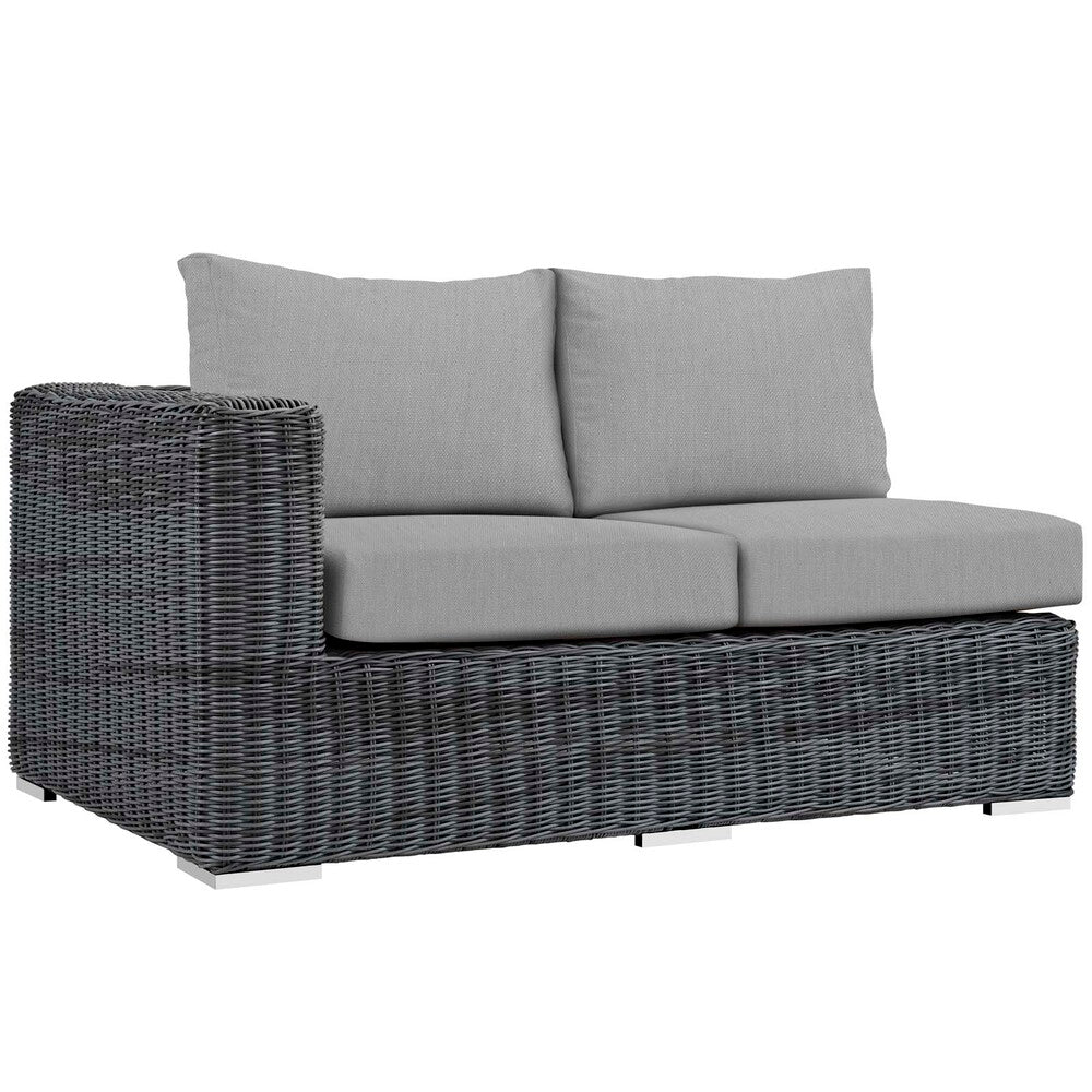 Modway Summon Outdoor Patio Sunbrella® Left Arm Loveseat - EEI-1872  1