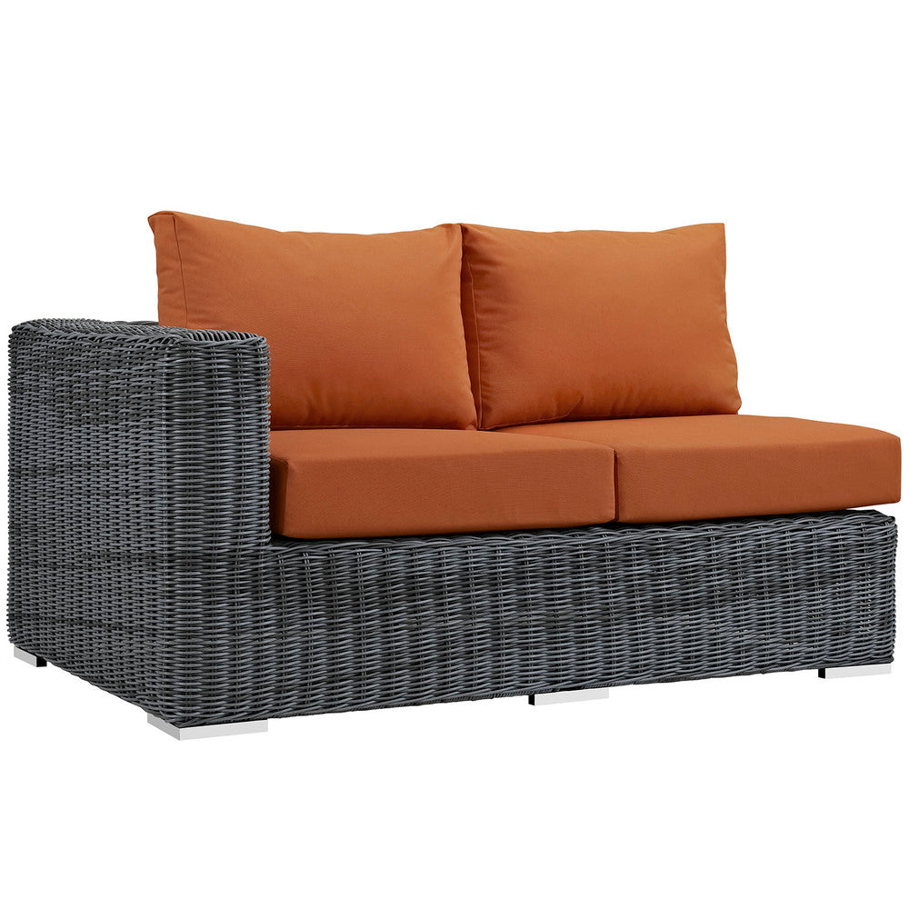 Modway Summon Outdoor Patio Sunbrella® Left Arm Loveseat - EEI-1872  3