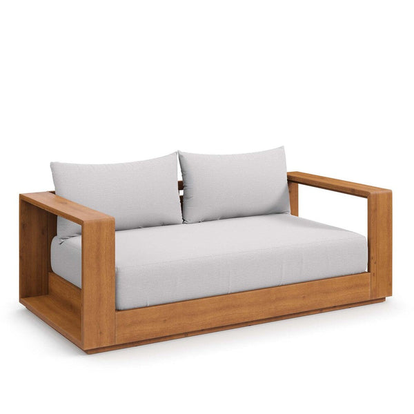 Modway Tahoe Acacia Wood Outdoor Patio Acacia Wood Loveseat - EEI-6783