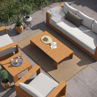 Modway Tahoe Outdoor Patio Acacia Wood 5-Piece Furniture Set - EEI-6801  3