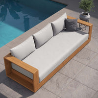 Modway Tahoe Outdoor Patio Acacia Wood Sofa - EEI-6784  5