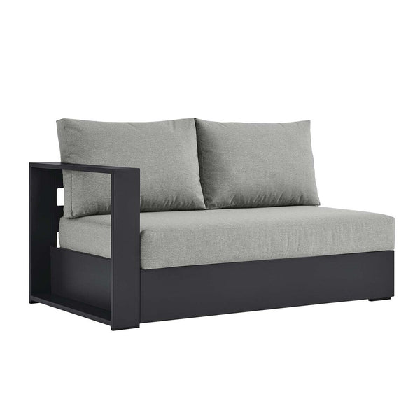 Modway Tahoe Outdoor Patio Powder-Coated Aluminum Modular Left-Facing Loveseat - EEI-6629  1