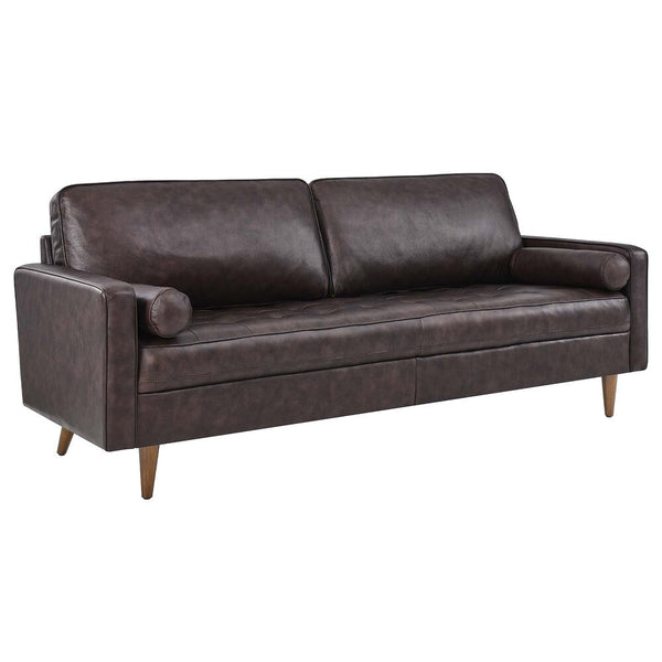 Modway Valour 81" Leather Sofa - EEI-4634  1