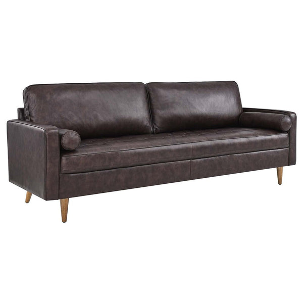 Modway Valour 88" Leather Sofa - EEI-5871  1