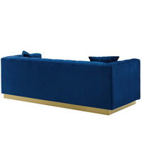 Modway Vivacious Biscuit Tufted Performance Velvet Sofa - EEI-3409  3