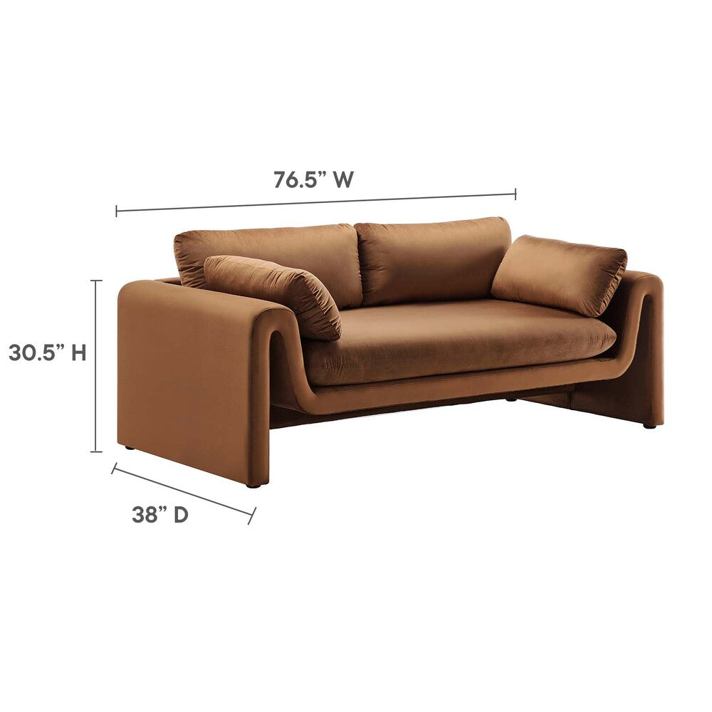 Modway Waverly Performance Velvet Sofa - EEI-6382  7