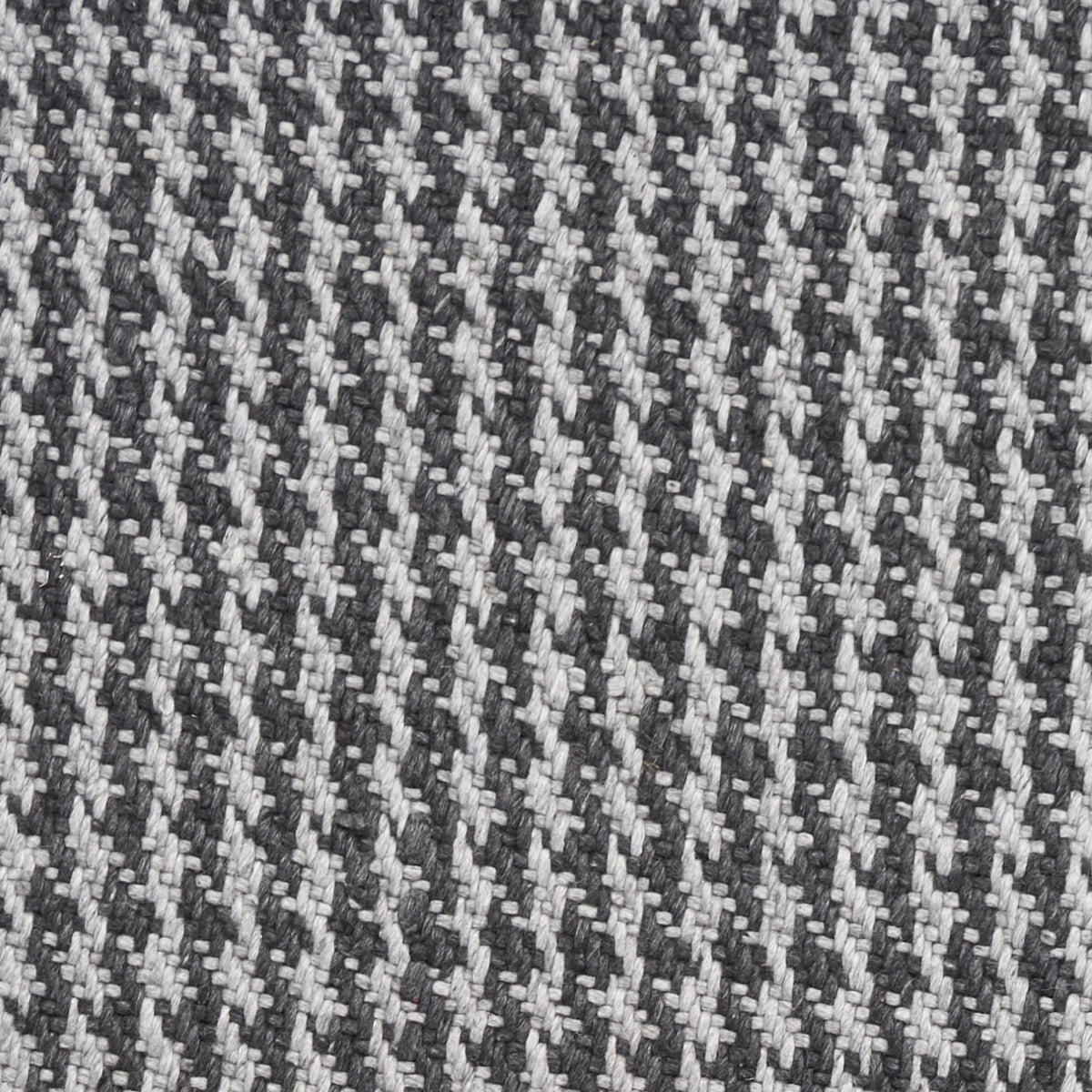 5'X8' Grey Hand Woven Houndstooth Indoor Area Rug