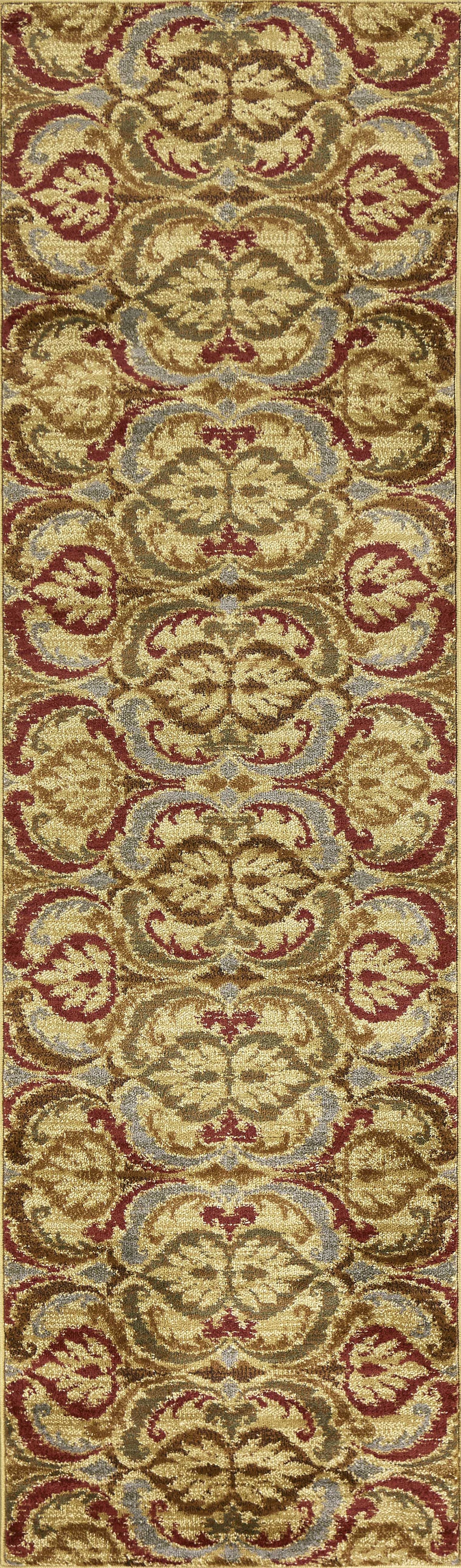 63" X 91" Gold Polypropylene Rug