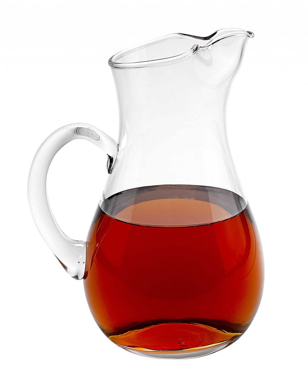 Mouth Blown Ice Tea  Martini Or Water Glass Pitcher  36 Oz
