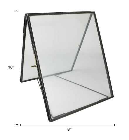 8" x 10" Black Metal Tabletop Picture Frame